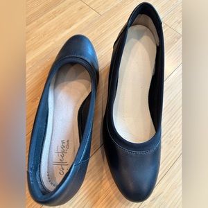 Clarks Wedge Black Pumps (Size 7.5)